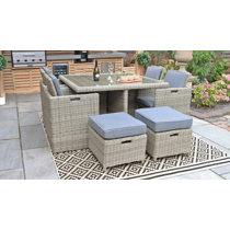 Cube dining set discount indoor